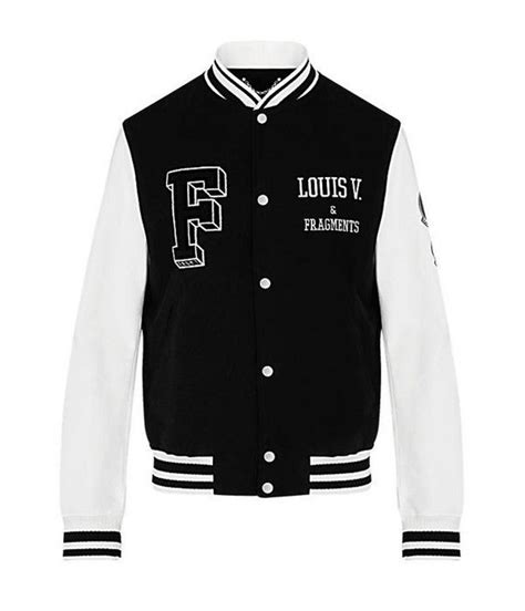 lv fragment varsity jacket|VARSITY JACKET .